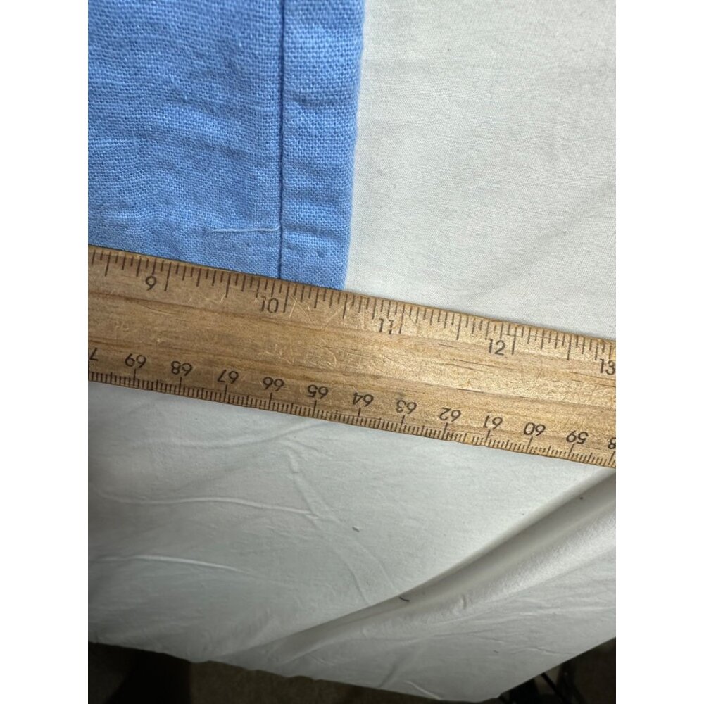 Abercrombie & Fitch Linen Blend Elastic Waist Pants size XXS Blue - Picture 9 of 9